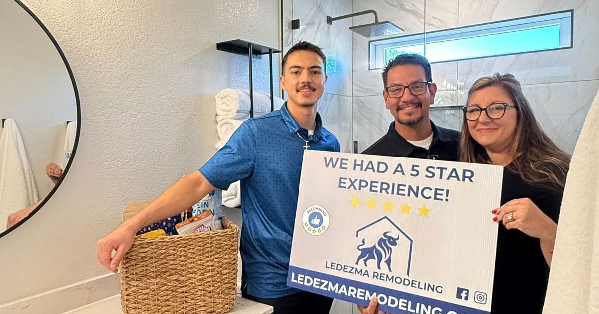 Outdated Guest Bathrooms Get A Fresh Remodel in Gilbert, AZ